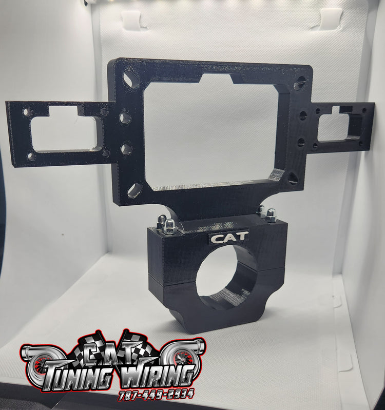 Fueltech and Dual Nano Wideband Steering Wheel Column Mount